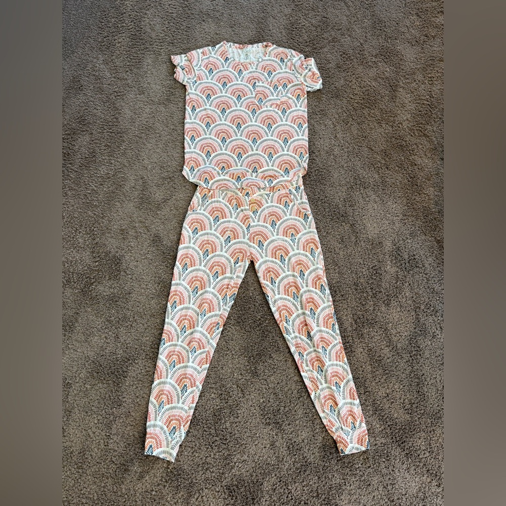 Colorful Rainbow Patterned Women's Set